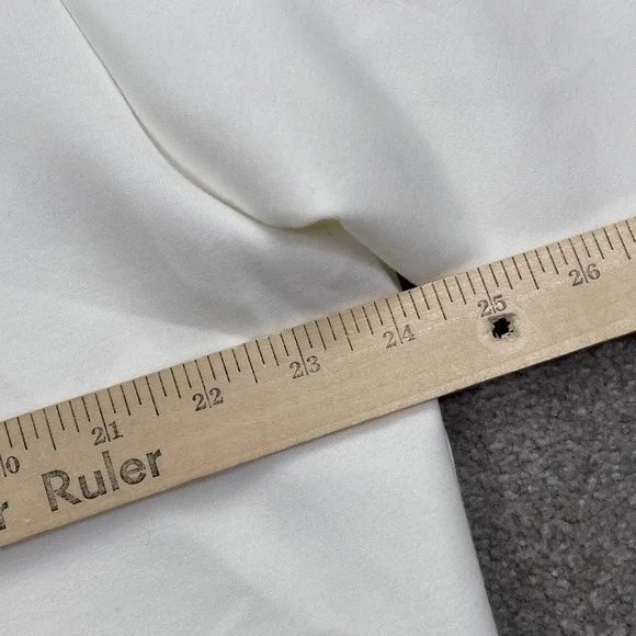 Nike Dri-FIT 24.7 Mens Training Zip Polo Shirt White Size L Soft Collared SS - Picture 5 of 8